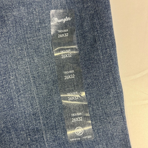 NWOT Wrangler Retro High Rise Bailey Bootcut Trouser Jeans Dark Wash 26x32 - Picture 10 of 11